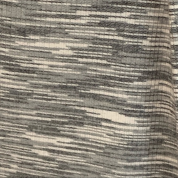 Lush Knit Dress Twist Waist Long Sleeve Gray Size XL - Picture 4 of 10